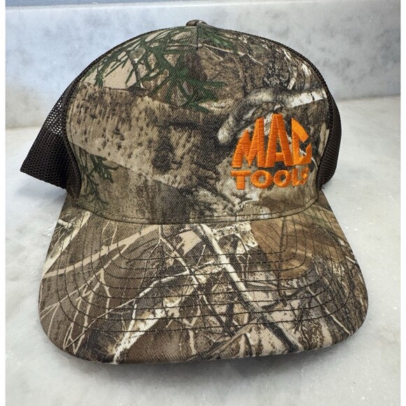 Mac Tools Richardson Original 112 Trucker Adjustable Camo Cap - Picture 1 of 9
